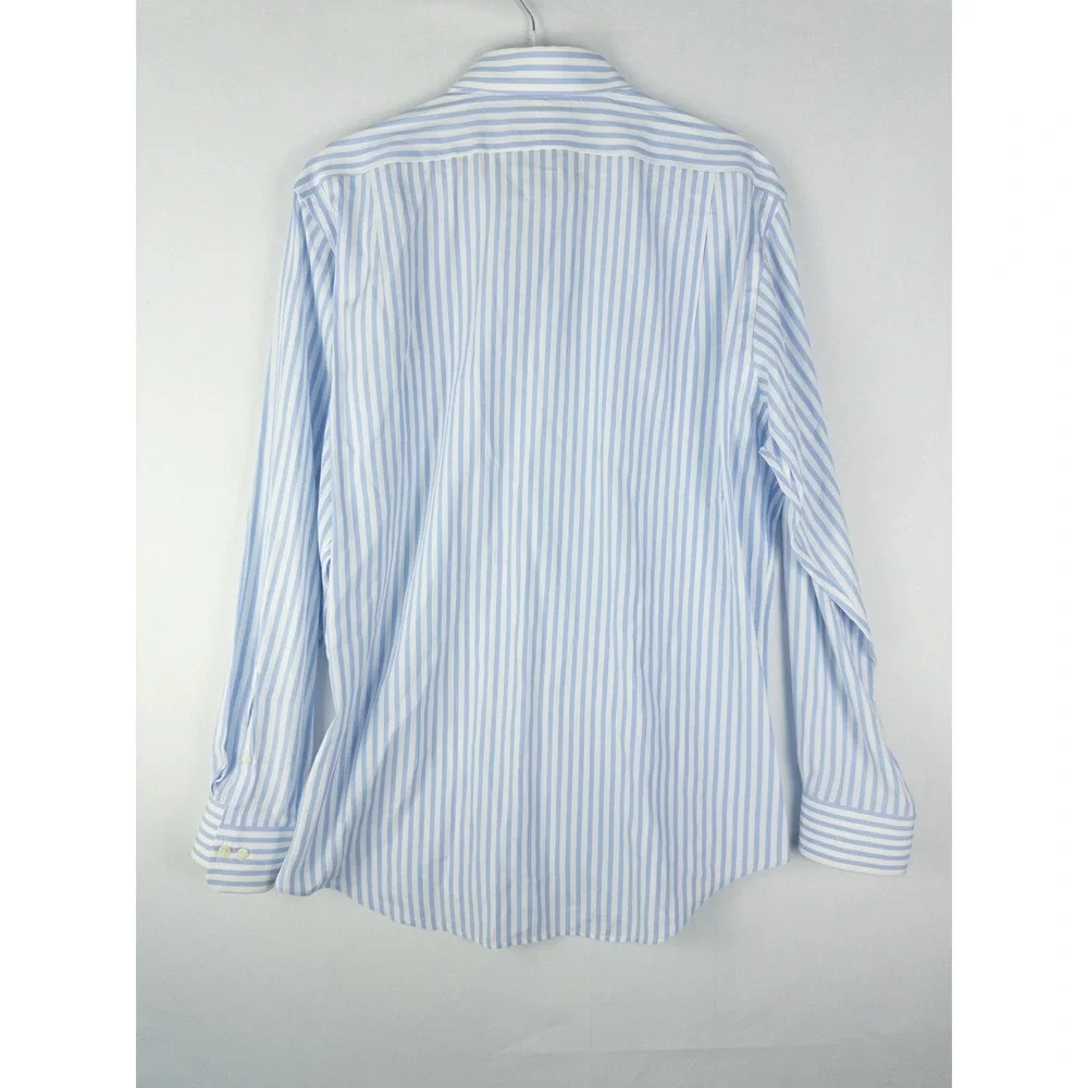 Polo Ralph Lauren Curham Custom Fit Striped Button Down Shirt Mens 16.5 34/35 Li